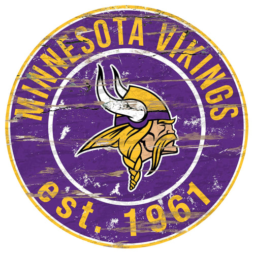 Minnesota Vikings 0659-Established Date Round