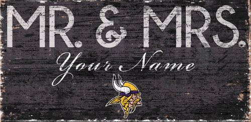 Minnesota Vikings 0732-Mr. and Mrs. 6x12