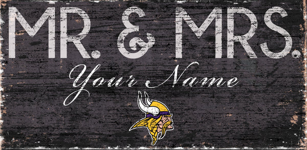 Minnesota Vikings 0732-Mr. and Mrs. 6x12