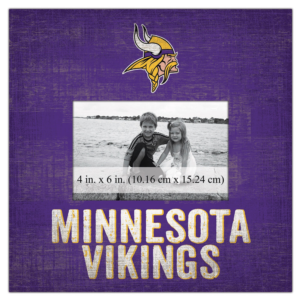 Minnesota Vikings 0739-Team Name 10x10 Frame