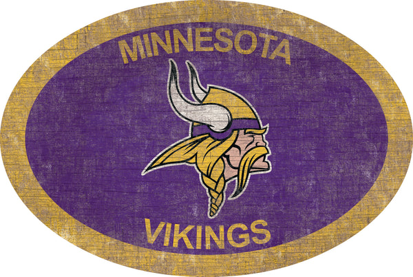 Minnesota Vikings 0805-46in Team Color Oval