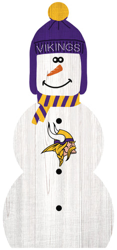 Minnesota Vikings 0926-Snowman 33in Leaner