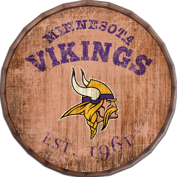 Minnesota Vikings 0938-Est date barrel top 16"