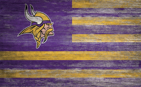 Minnesota Vikings 0940-Flag 11x19