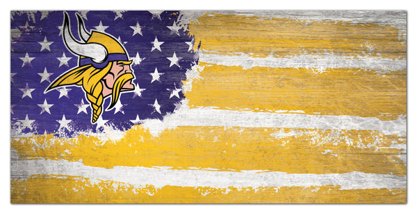 Minnesota Vikings 1007-Flag 6x12