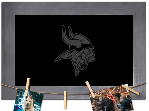 Minnesota Vikings 1016-Blank Chalkboard with frame & clothespins