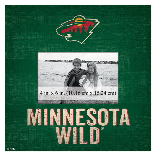 Minnesota Wild 0739-Team Name 10x10 Frame