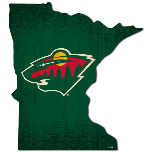 Minnesota Wild 0838-12in Team Color State