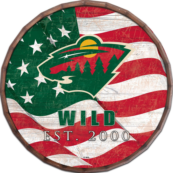 Minnesota Wild 1002-Flag Barrel Top 16"