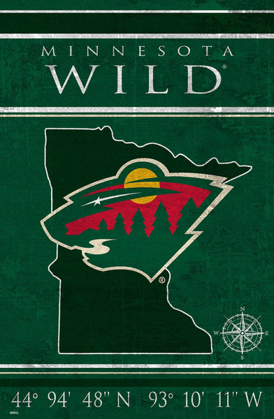 Minnesota Wild 1038-Coordinates 17x26