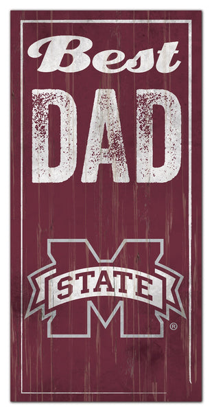 Mississippi State Bulldogs 0632-Best Dad 6x12