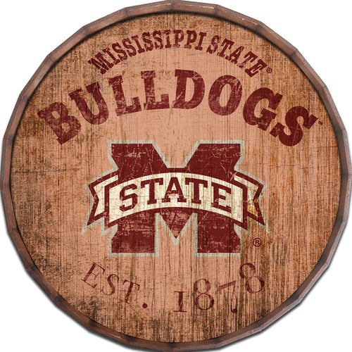 Mississippi State Bulldogs 0938-Est date barrel top 16"