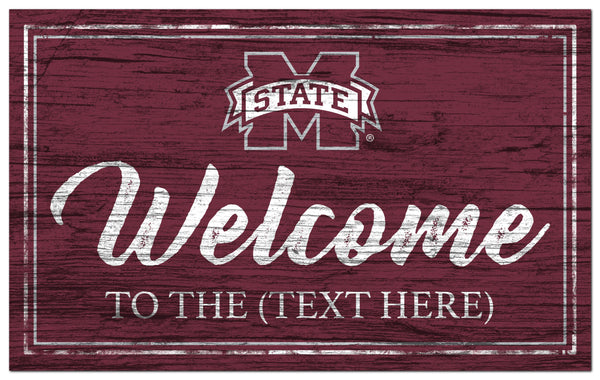 Mississippi State Bulldogs 0977-Welcome Team Color 11x19