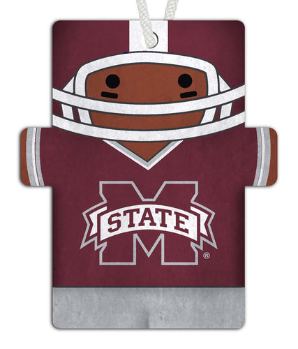 Mississippi State Bulldogs 0988-Football Player Ornament 4.5in