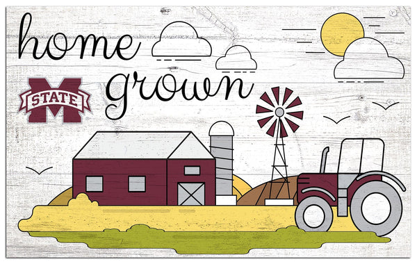 Mississippi State Bulldogs 2010-11X19 Home Grown Sign