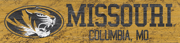 Missouri Tigers 0846-Team Name 6x24