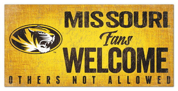 Missouri Tigers 0847-Fans Welcome 6x12