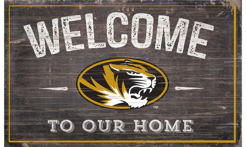 Missouri Tigers 0913-11x19 inch Welcome Sign