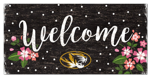 Missouri Tigers 0964-Welcome Floral 6x12