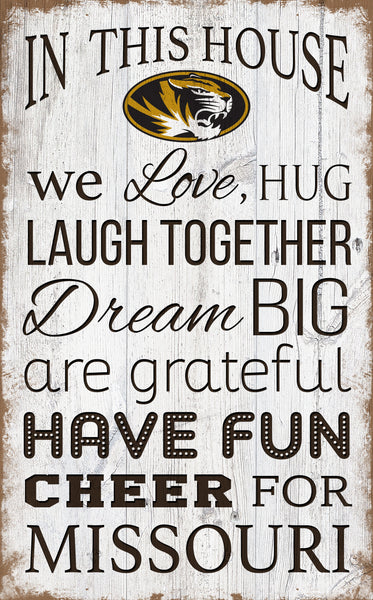 Missouri Tigers 0976-In This House 11x19