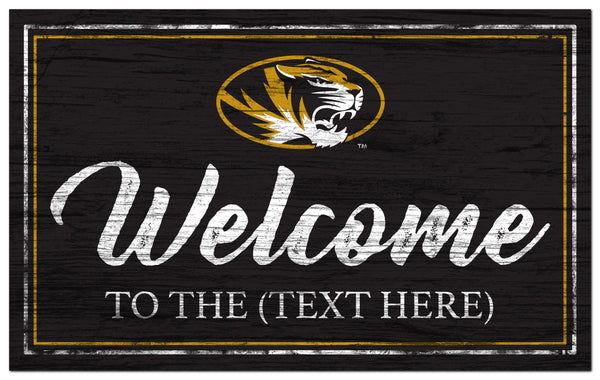 Missouri Tigers 0977-Welcome Team Color 11x19