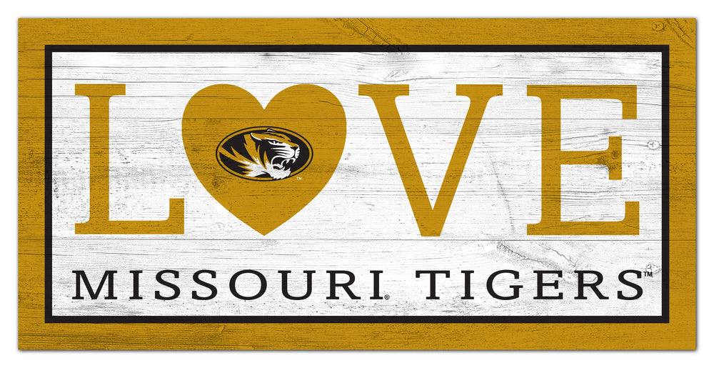 Missouri Tigers 1066-Love 6x12