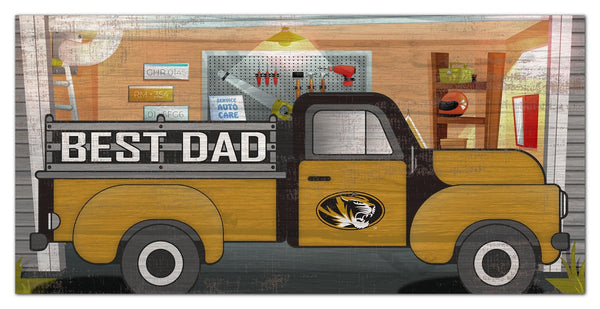 Missouri Tigers 1078-6X12 Best Dad truck sign