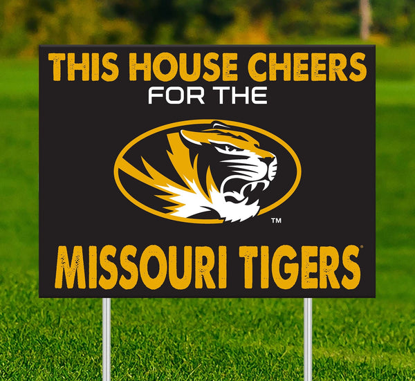 Missouri Tigers 2033-18X24 This house cheers for yard sign