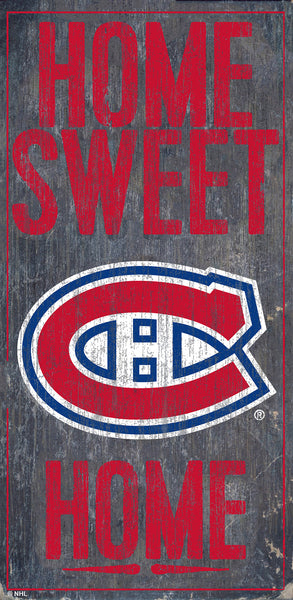 Montreal Canadiens 0653-Home Sweet Home 6x12
