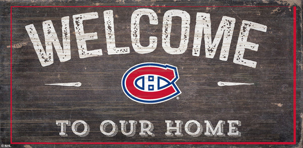 Montreal Canadiens 0654-Welcome 6x12