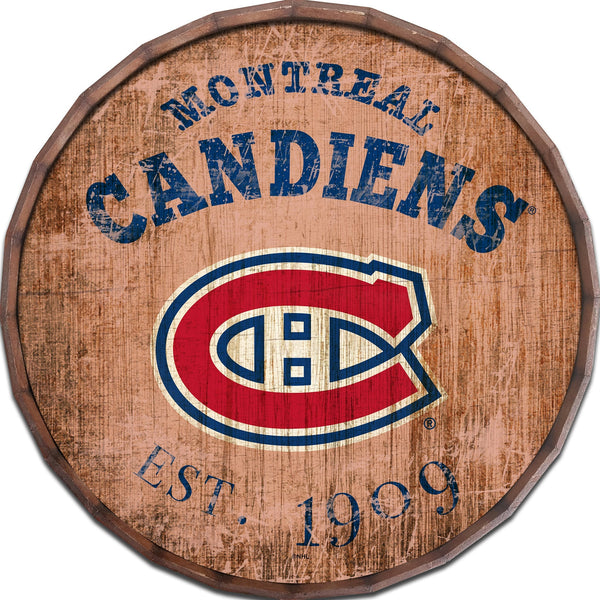 Montreal Canadiens 0938-Est date barrel top 16"