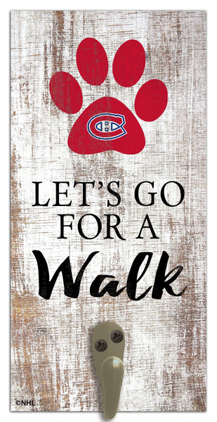 Montreal Canadiens 1075-Leash Holder 6x12