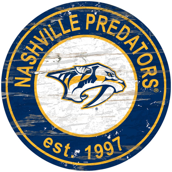 Nashville Predators 0659-Established Date Round