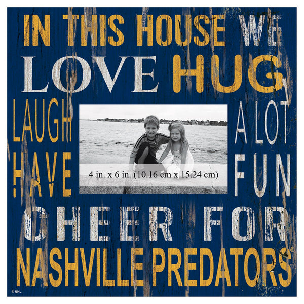 Nashville Predators 0734-In This House 10x10 Frame