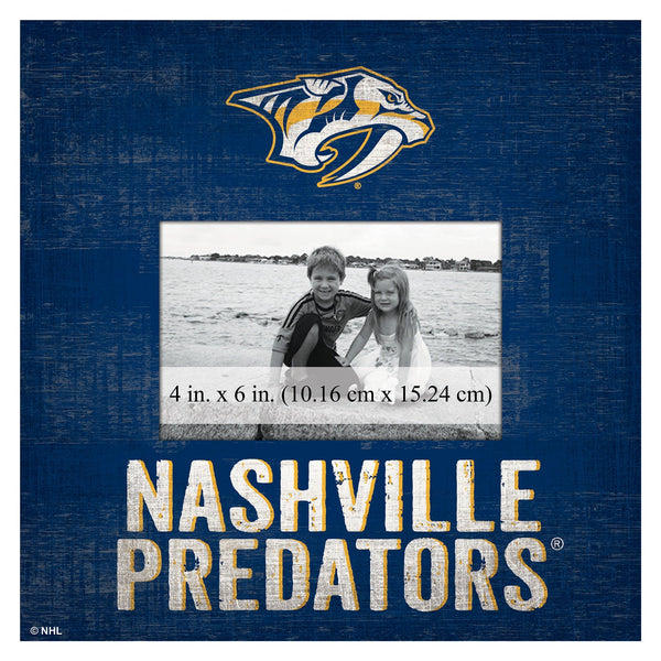 Nashville Predators 0739-Team Name 10x10 Frame