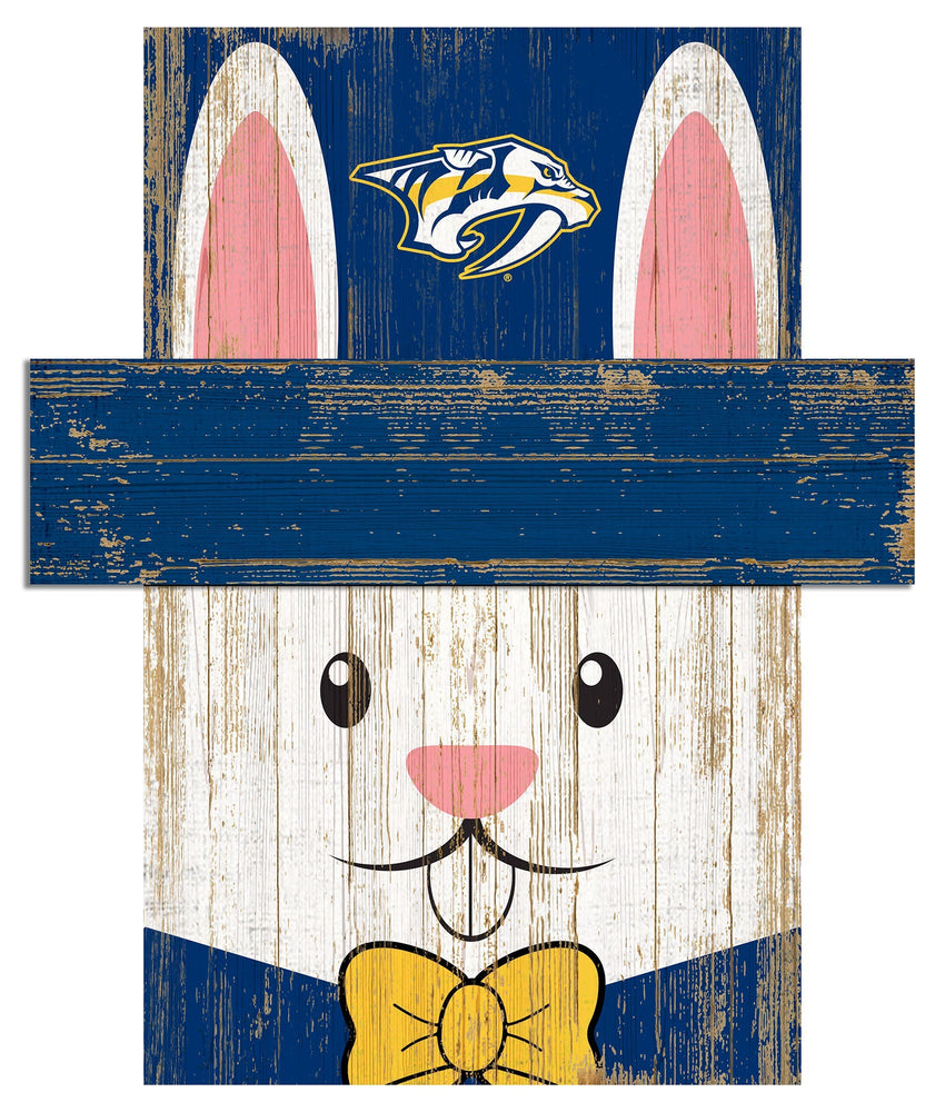 Nashville Predators 0918-Easter Bunny Head