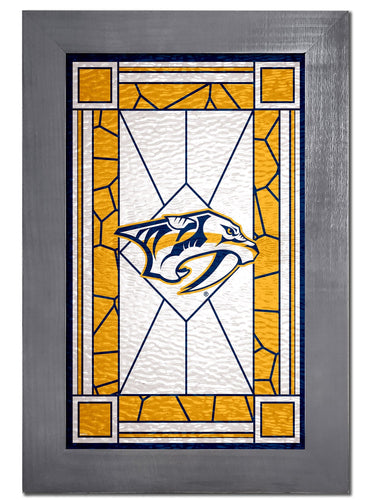 Nashville Predators 1017-Stained Glass