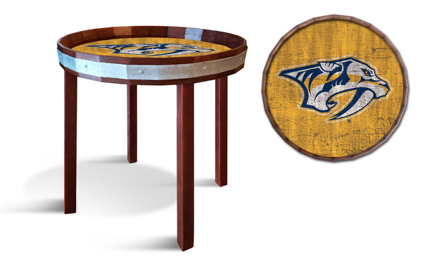 Nashville Predators 1092-24" Barrel top end table