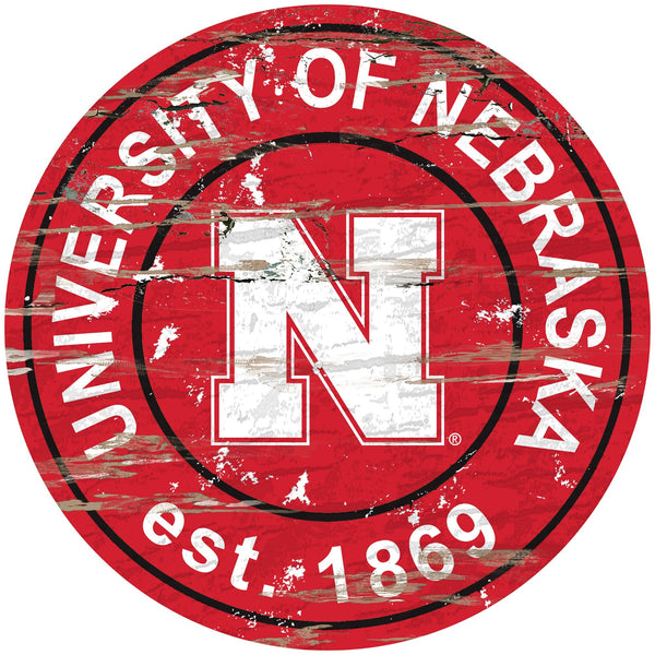 Nebraska Cornhuskers 0659-Established Date Round