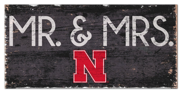Nebraska Cornhuskers 0732-Mr. and Mrs. 6x12