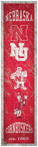 Nebraska Cornhuskers 0787-Heritage Banner 6x24