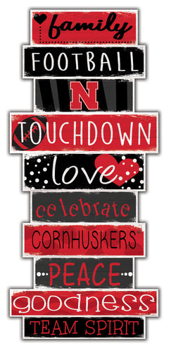 Nebraska Cornhuskers 0928-Celebrations Stack 24in