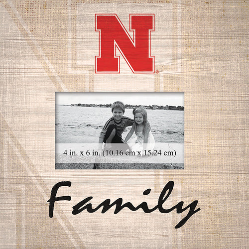 Nebraska Cornhuskers 0943-Family Frame