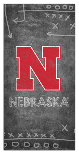 Nebraska Cornhuskers 1035-Chalk Playbook 6x12