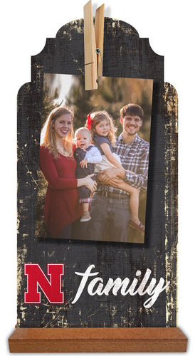 Nebraska Cornhuskers 1063-Family Clothespin 6x12