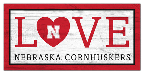 Nebraska Cornhuskers 1066-Love 6x12