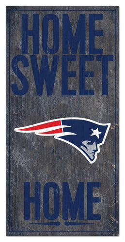 New England Patriots 0653-Home Sweet Home 6x12