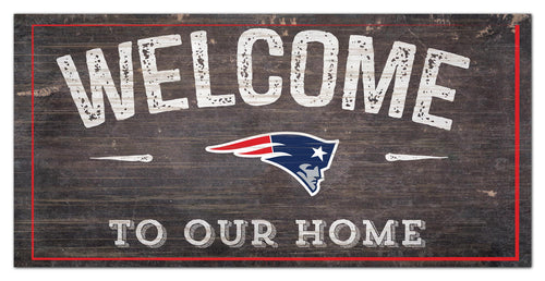 New England Patriots 0654-Welcome 6x12