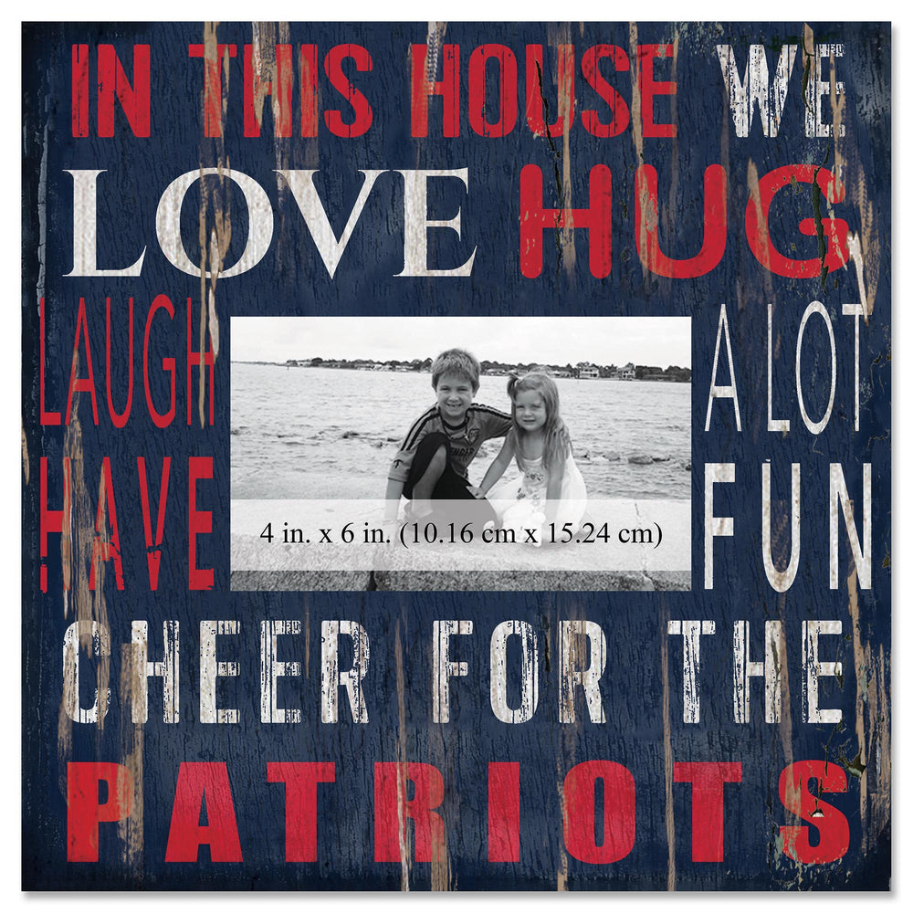 New England Patriots 0734-In This House 10x10 Frame