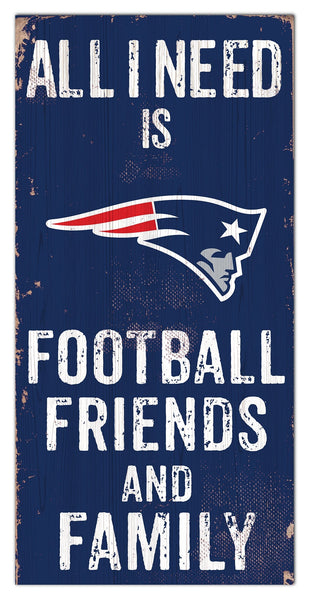 New England Patriots 0738-Friends and Family 6x12
